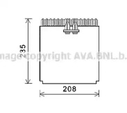 AVA QUALITY COOLING ivv133 -  Испаритель, кондиционер